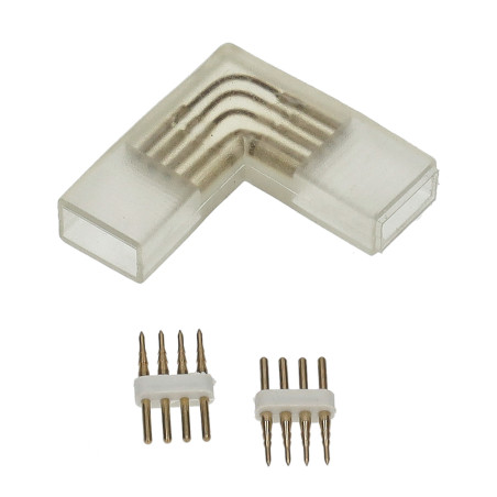 Conector en L tira LED 220V...