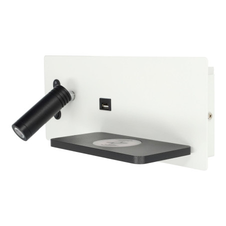 Lampe murale LED 7+3W USB +...