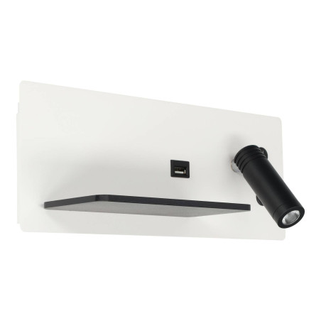 Aplique pared LED 7+3W con...
