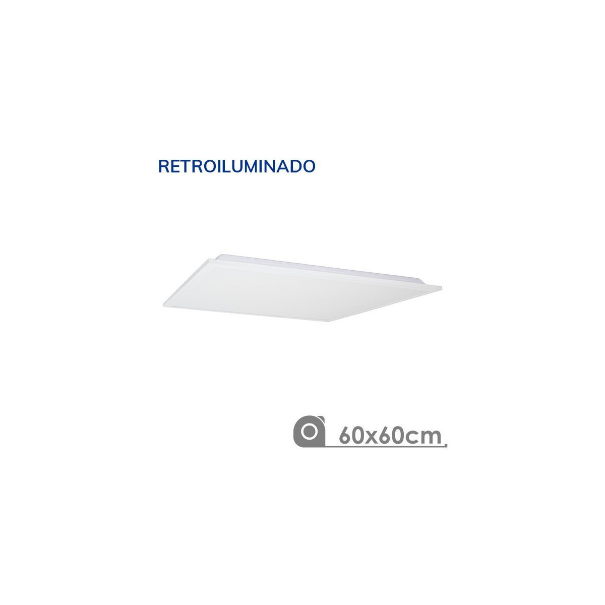 LED-Panel 60X60 60W hintergrundbeleuchteter weißer Rahmen