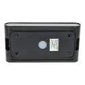 Aplique aluminio LED exterior negro