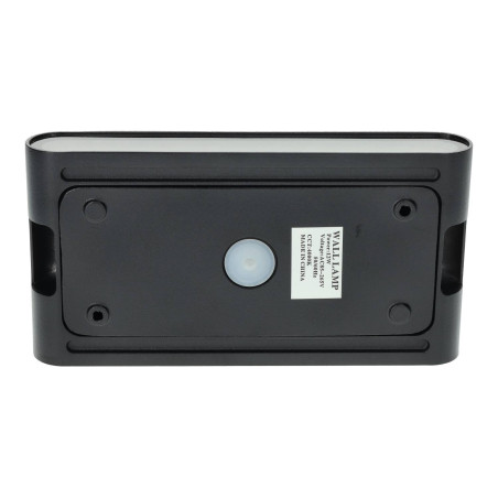 Aplique aluminio LED exterior negro