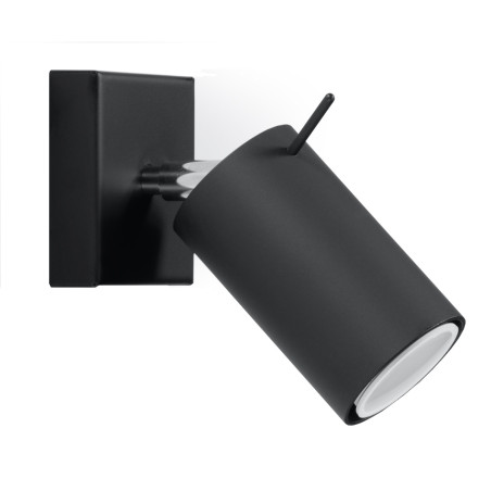 Wandleuchte RING schwarz