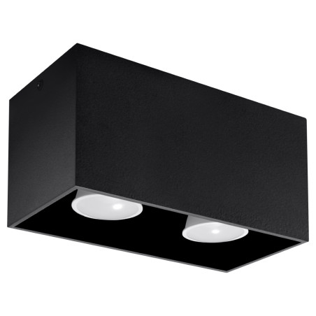 Deckenleuchte QUAD schwarz