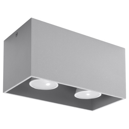Deckenleuchte QUAD grau