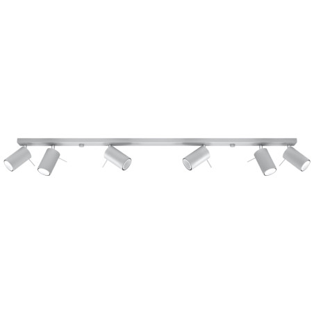 Ceiling lamp RING 6L grey