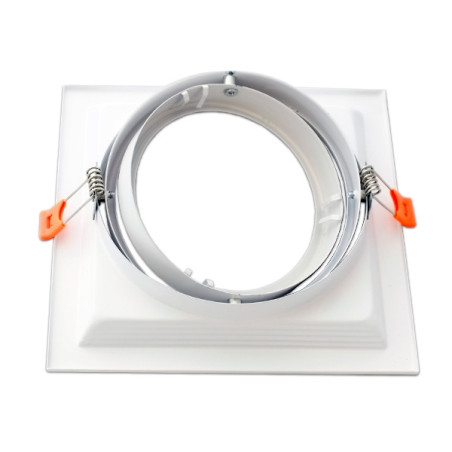 Marco orientable para AR111 color blanco