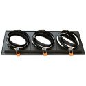 Marco orientable para AR111 color blanco