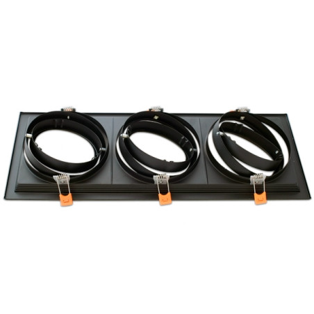 Marco orientable para AR111 color blanco