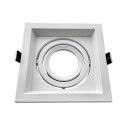 Marco orientable para AR111 color blanco