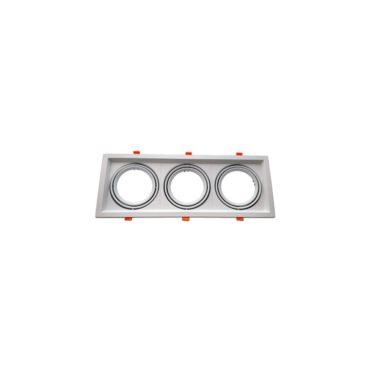 Marco orientable para AR111 color blanco