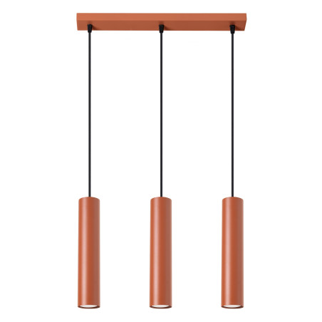 Pendant lamp LAGOS 3L red...