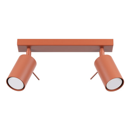Plafonnier RING 2 rouge ochra