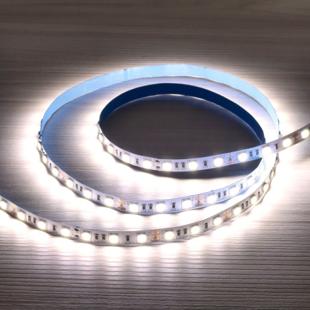 Tira LED 12V SMD 14.4W/m 4200lm 10mm Ancho IP20 - Luz fría