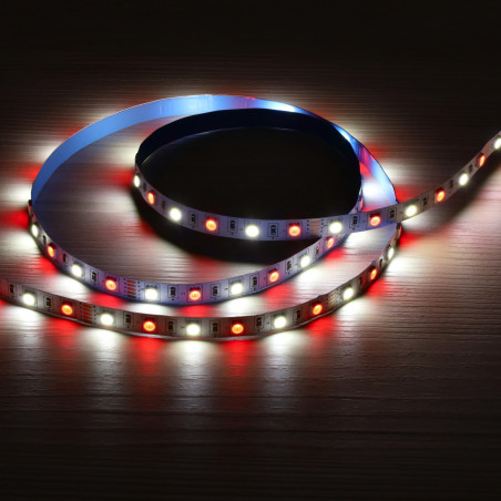 Tira LED 12V RGBW 14.4W/m 4200lm 10mm Ancho IP20 - Rojo
