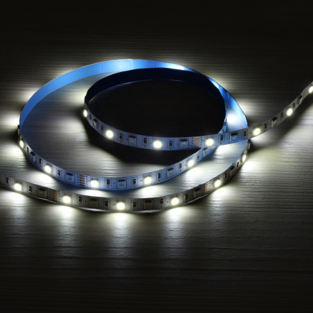 Tira LED 12V RGBW 14.4W/m 4200lm 10mm Ancho IP20 - Rollo 5 metros