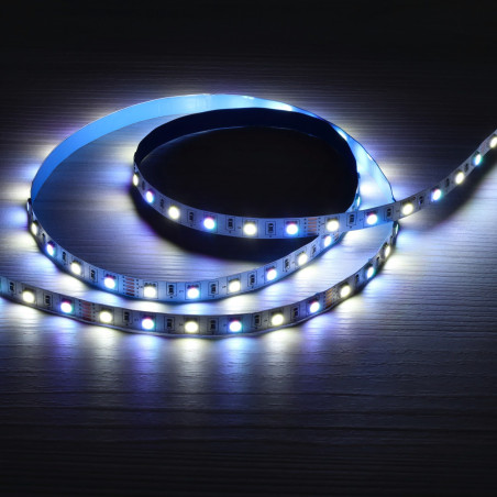 Tira LED 12V RGBW 14.4W/m 4200lm 10mm Ancho IP65 - Rollo 5 metros