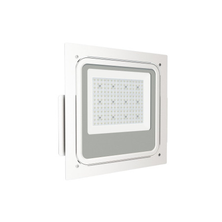 Projetor LED ATEX 100W 120° IP66 de Superfície ou Embutir para Postos de Combustível