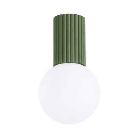 Plafonnier HALO vert olive...