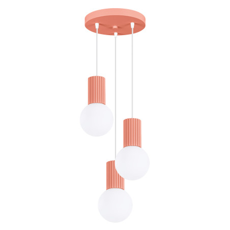 Lampe pendante HALO 3P peach