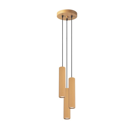 Pendant lamp KARBON 3P gold
