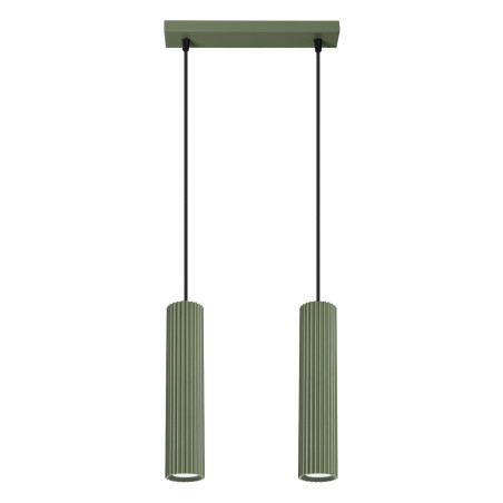 Pendant lamp KARBON 2 olive...