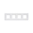 4 Modules PC Frame Crystal Series white