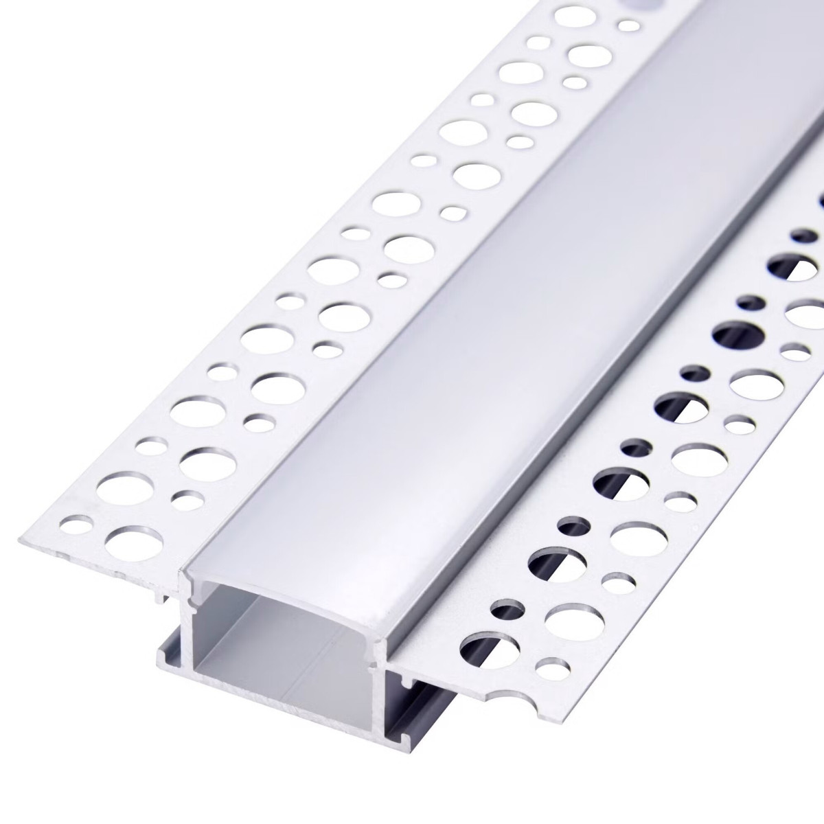 Aluminium Einbauprofil für Gips / Trockenbau für LED-Streifen