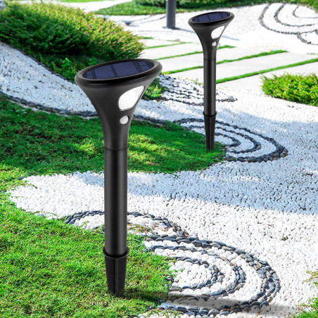 Baliza Solar LED de Pie 62 cm con Sensor de Movimiento PIR IP65