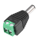Connettore DC Jack Maschio con Morsetti a Vite