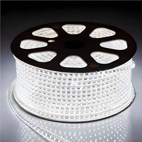 Tira LED 220V SMD Autorrectificada 14.4W/m 1300lm 10mm Ancho IP65