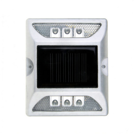 Baliza Solar LED Flash de Carretera con Reflector 6 LEDs IP65