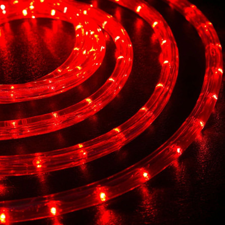 Fita LED RGB 220V mudanças de cor e efeitos RGB controlados