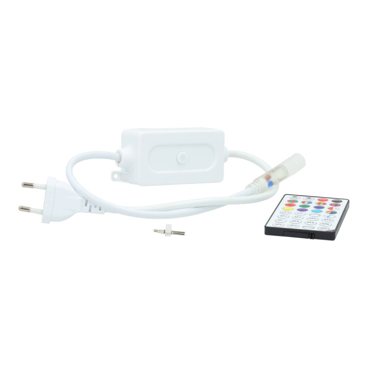 220V RGB IC LED Strip Controller with RF Remote and Bluetooth