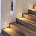LED-Wandeinbauleuchte 3W Außenbereich Quadratisch Trapez Weiß