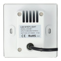 Detrás Baliza LED Exterior 3W Empotrable Pared Cuadrado Oval