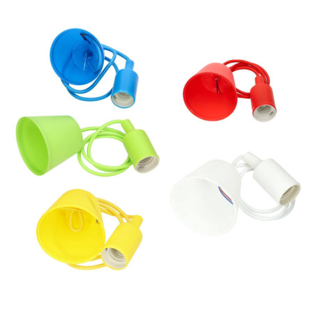 E27 lampholder in colors