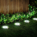 Baliza Solar LED de suelo con pincho 8 LEDs IP44