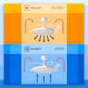 Sommer- und Wintermodus Deckenventilator Luftzirkulation Diagramm