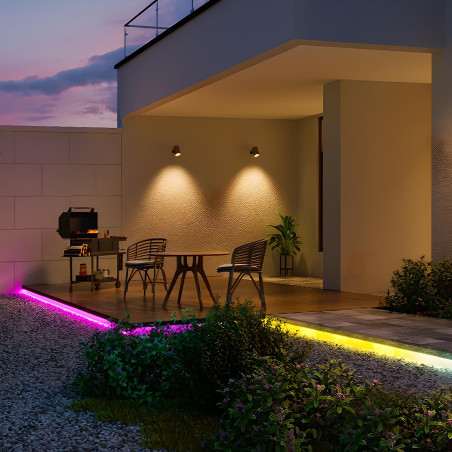 Tira LED Digital RGBIC SPI 12V 36W/m 2100lm IP20 - Rollo 5 Metros