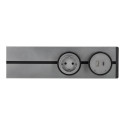 Carril Enchufes Deslizantes 100cm