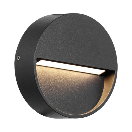 Baliza LED Exterior 3W Superfície de Parede Circular