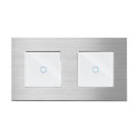 Gebürsteter Aluminiumrahmen 2 Mechanismen Crystal-Serie