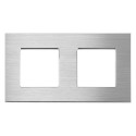 Cornice in Alluminio Spazzolato per Meccanismo a 2 Elementi grigio