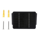 Bidirectional Solar LED Wall Light 6 LEDs IP65 installation