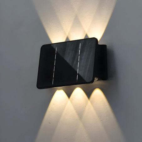 Bidirectional Solar LED Wall Light 6 LEDs IP65