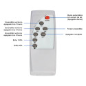 Telecomando Faretto LED Solare da Parete 15W 940mm