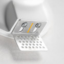 Aro Downlight Integración Escayola/Pladur Ø100mm para Bombilla GU10 enganches