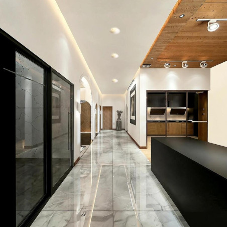 Aro Downlight Integración Escayola/Pladur Ø130mm para Bombilla GU10