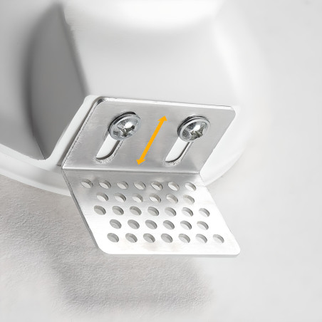 Aletas Aro Downlight Integración Escayola/Pladur 120x120mm para Bombilla GU10